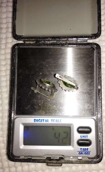 silver and gold earrings