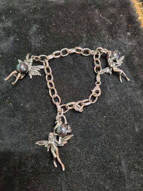 Silver fairy bracelet