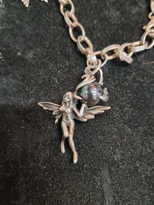 Silver fairy bracelet