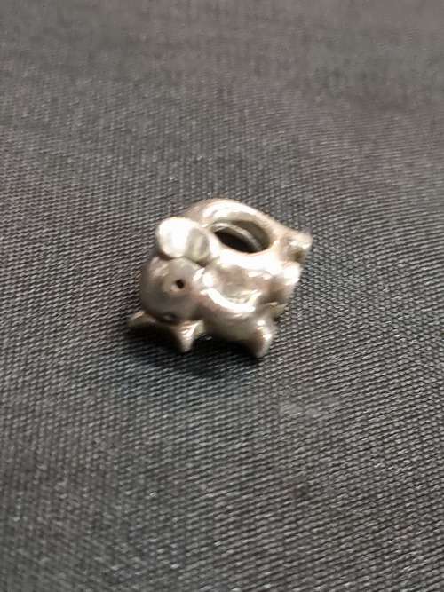 Three silver beads charms pandora