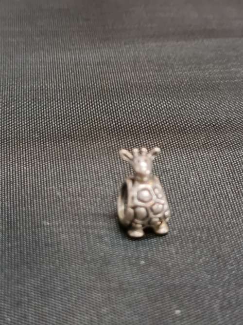 Three silver beads charms pandora