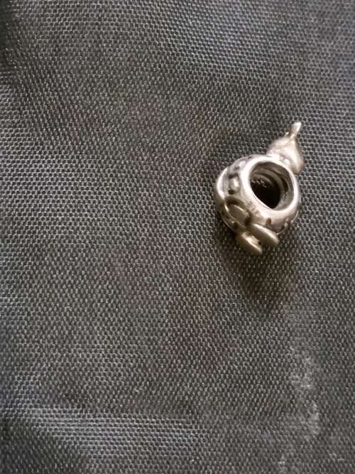 Three silver beads charms pandora