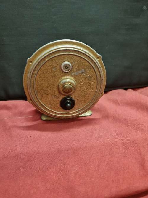 Antique jecta century fishing reel made in England