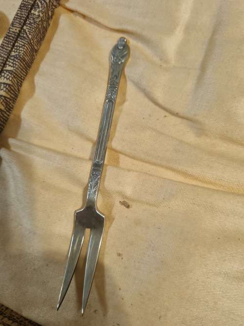 Apostle forks and spoos with sugar tongs