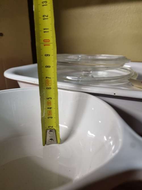 Blue and white corning ware