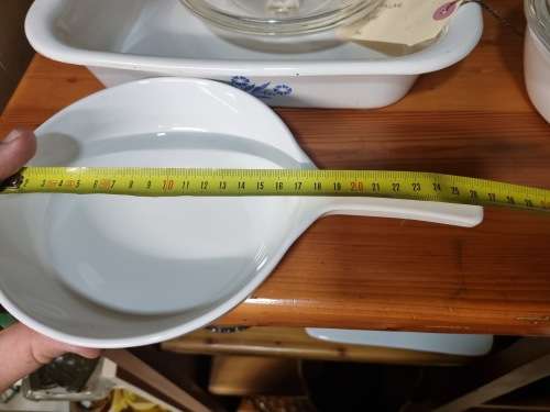 Blue and white corning ware