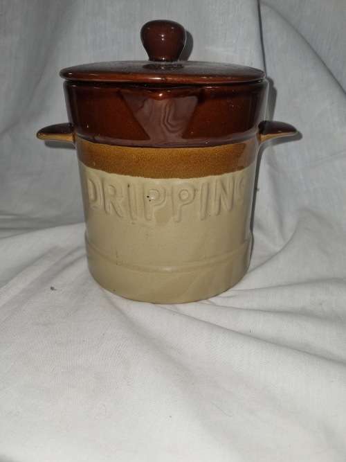 Vintage dripping jar