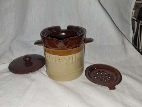 Vintage dripping jar