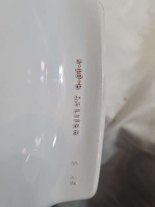 Antique  blue ribbon basket corningware