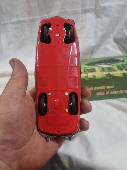 Red tinplate car