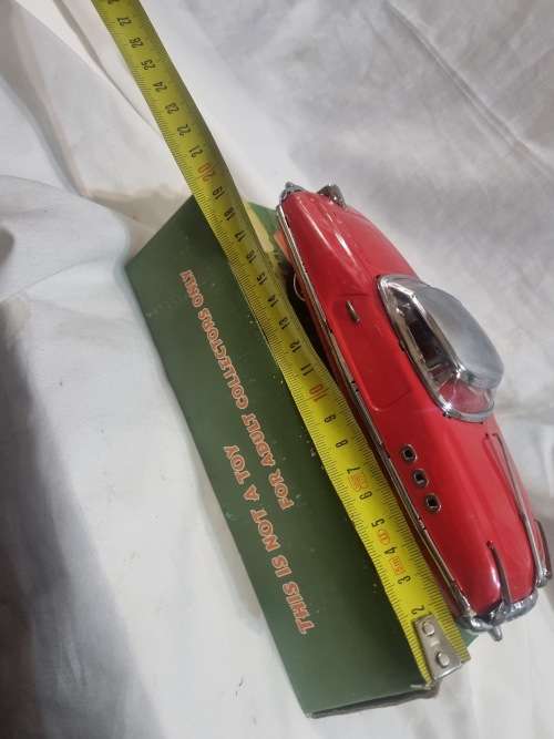 Red tinplate car