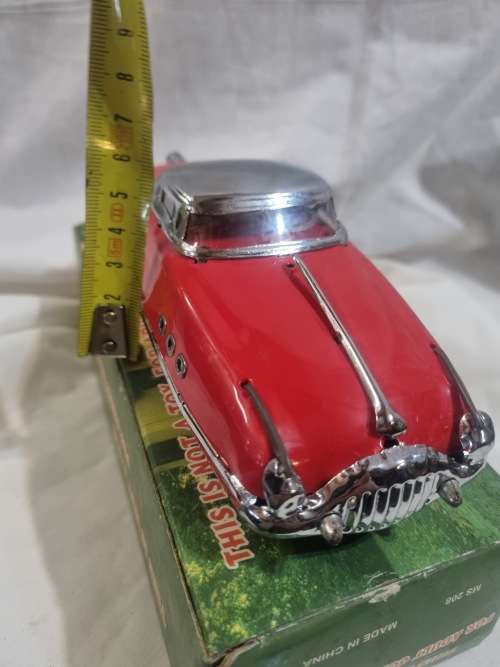 Red tinplate car