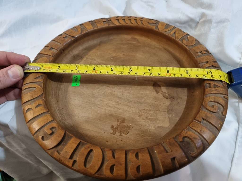 Dutch wooden bread bowl