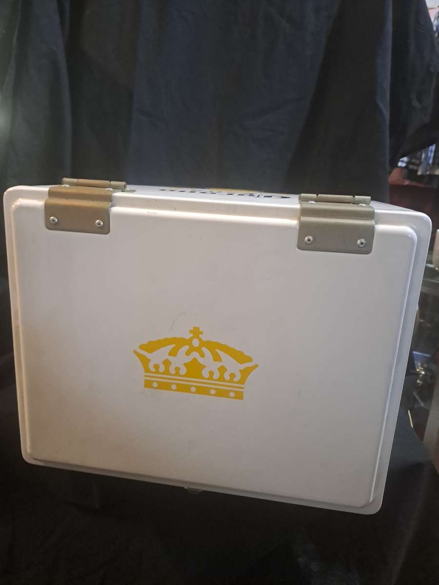 Corona metal rare cooler box with bottle opener