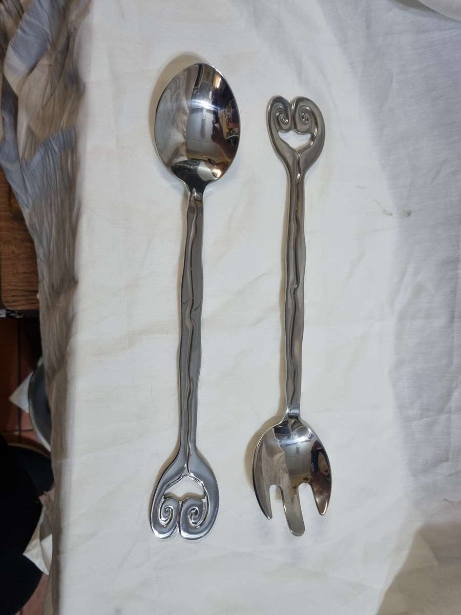 Carrol boyes salad serving spoons