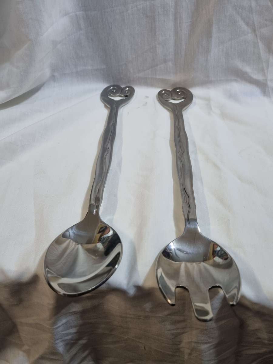 Carrol boyes salad serving spoons