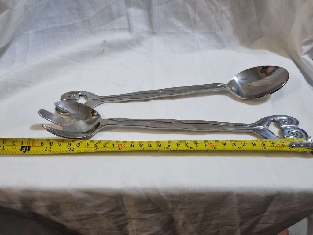 Carrol boyes salad serving spoons