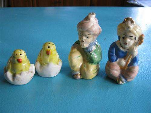 Job lot salt and peppers sets