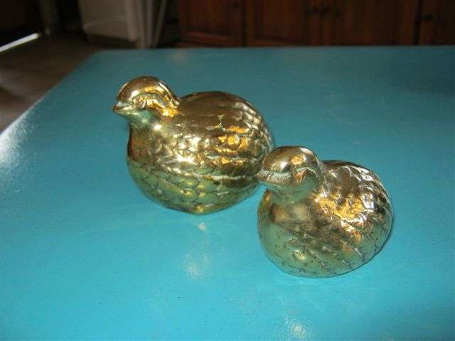 Brass Fowl ornaments