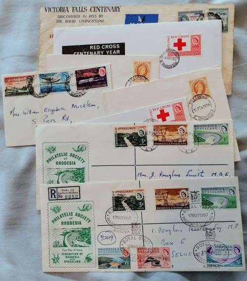 EIGHT RHOD AND NYASALAND COVERS