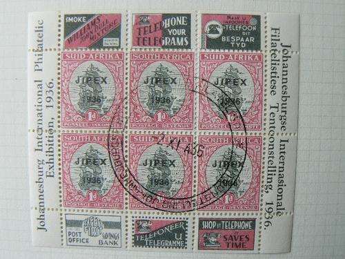 UNION of SA - JIPEX Sheet