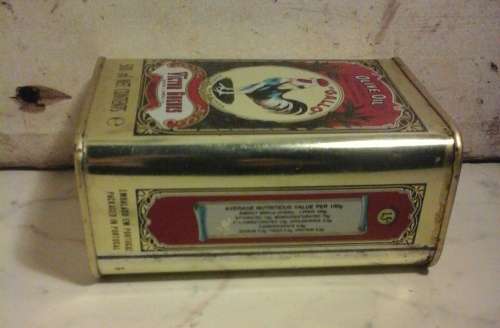 VINTAGE 'GALLO' OLIVE TIN