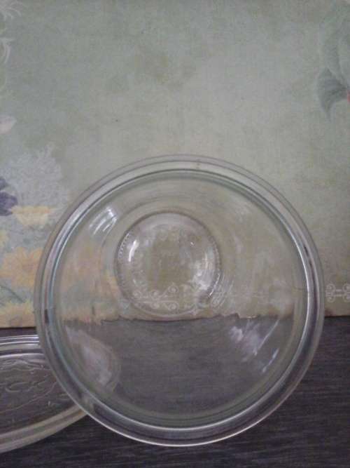 VINTAGE 'WECK RUND RAND GLASS 100' CANNING/STORAGE JAR