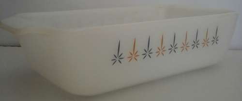 VINTAGE MILK GLASS SERVING DISH