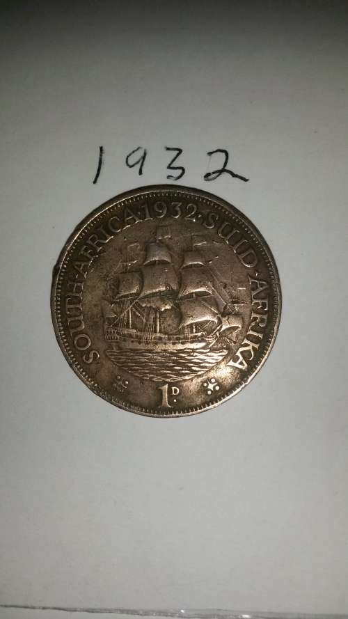 SOUTH AFRICAN PENNY 1932
