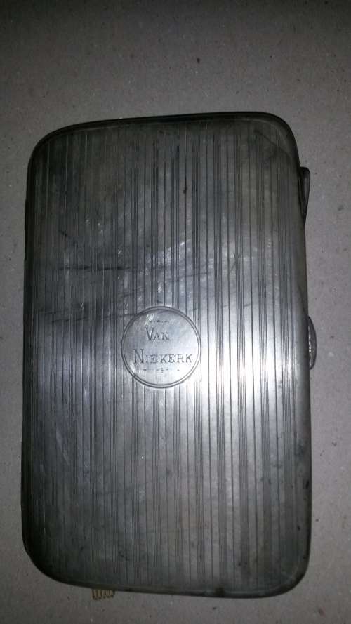 SILVER CIGARETTE CASE