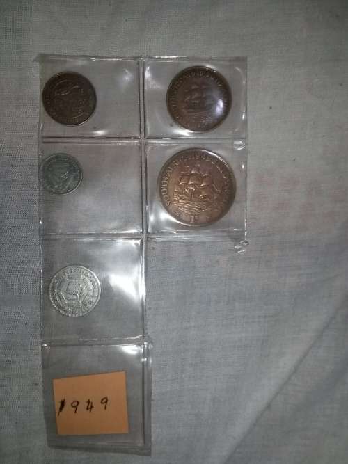 1949 coin set South Africa