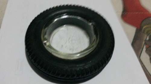 Collectable Rubber Tyre Cigarette Ash Tray