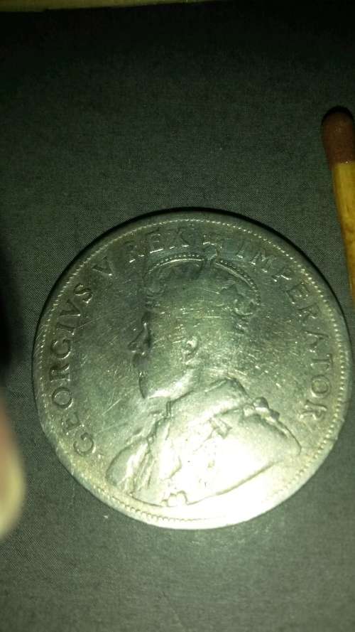 1923 Silver Half Crown(First South African Silver half-crown Coin minted)