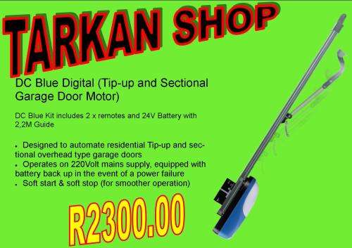 ET DC Blue Digital Garage Door Kit (Sectional or Tip Up)