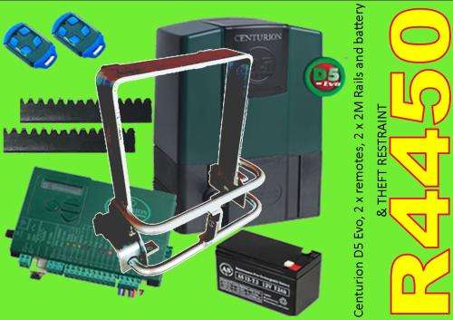 Centurion D5 EVO Gate motor & Anti-theft- Full kit ***AUTHORIZED  INSTALLERS ***