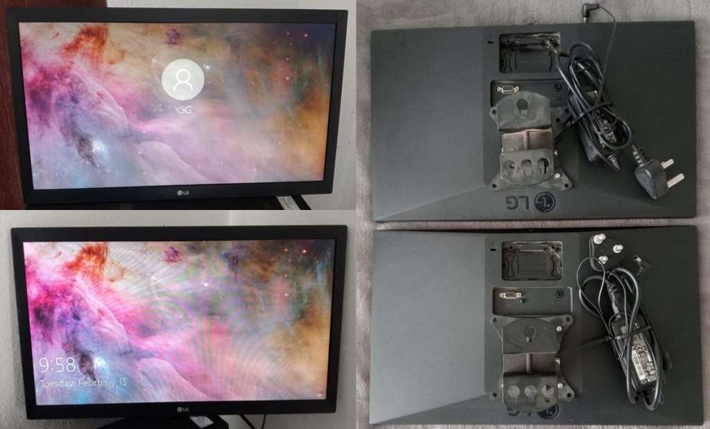 2 x LG 20MK400A LED Screens - Wall mount ***R805 for both***