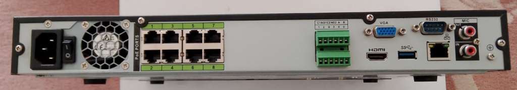 16 Channel Dahua NVR with 2TB HDD - DHI-NVR5216-8P-I