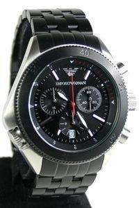 **  R4799.99 ** NEW !! Mens Emporio Armani Chronograph Black AR0547