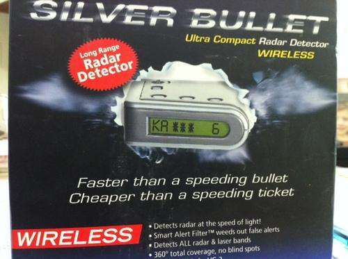 Silver Bullet radar detector