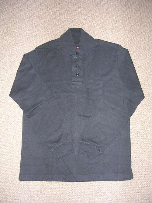 Brand New Leisure Long Sleeves Plain Black Shirt (Size : S, M, XXL)