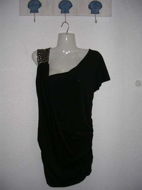 Stylish Night Out Top/Dress - Available in Black, Grey and Blue (Size : M, L and XL)