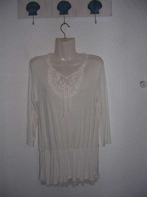 Classy Ruffle Details Top/Dress Size : 32/34