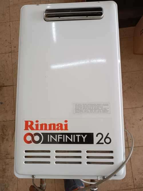 Rinnai Infinity 26 Gas and Electric Geyser(Huge Electricity Saver!)