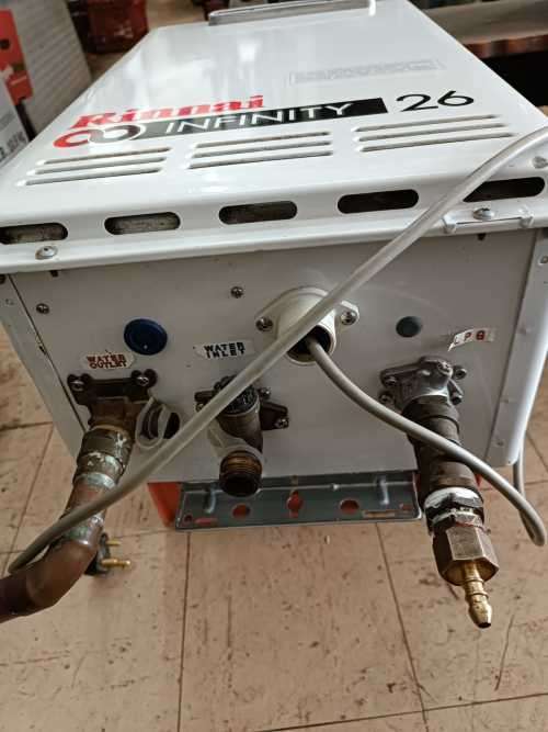 Rinnai Infinity 26 Gas and Electric Geyser(Huge Electricity Saver!)