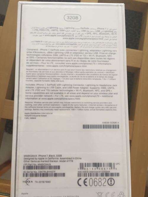 Apple iPhone 7 32 GB Black