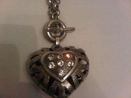 Stunning Tibetan Silver Large Heart Necklace