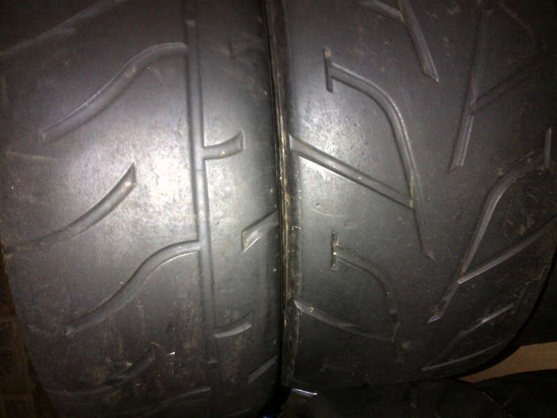 4 Dunlop 15 Inch R Rated Tyres 225 X 50 and 195 x 55