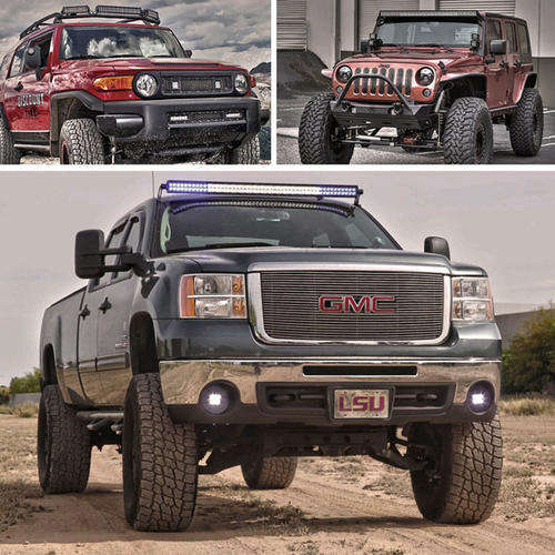 14INCH 72W CREE LED LIGHT BAR FLOOD & SPOT WORK LIGHT OFFROAD LAMP