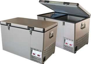 *** National Luna 90L Aluminium fridge/freezer combo new in box ***