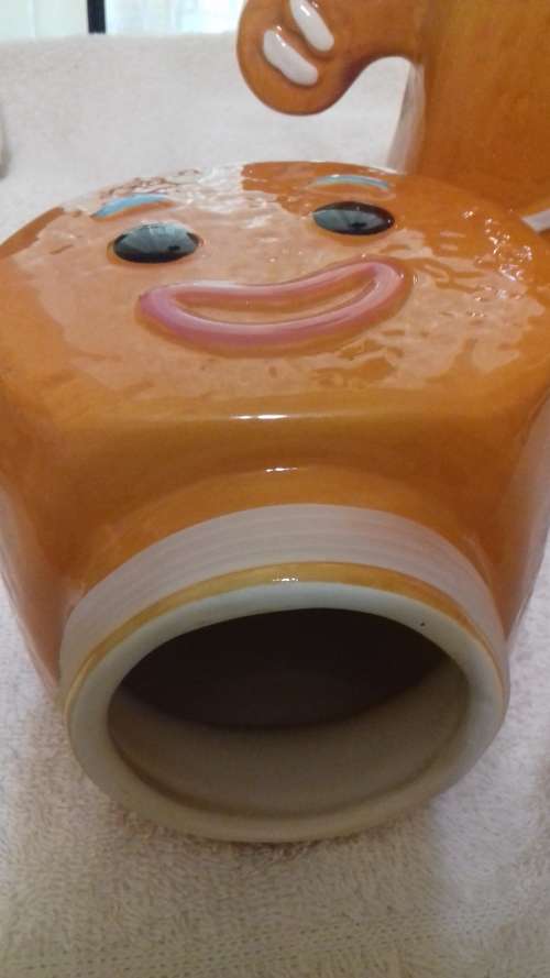 Ceramic Gingerbread Man Cookie Jar